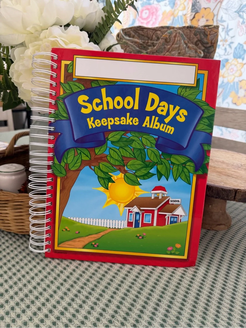 New School Keepsake Album Preschool - 12th Grade School Days Keepsake Album Red